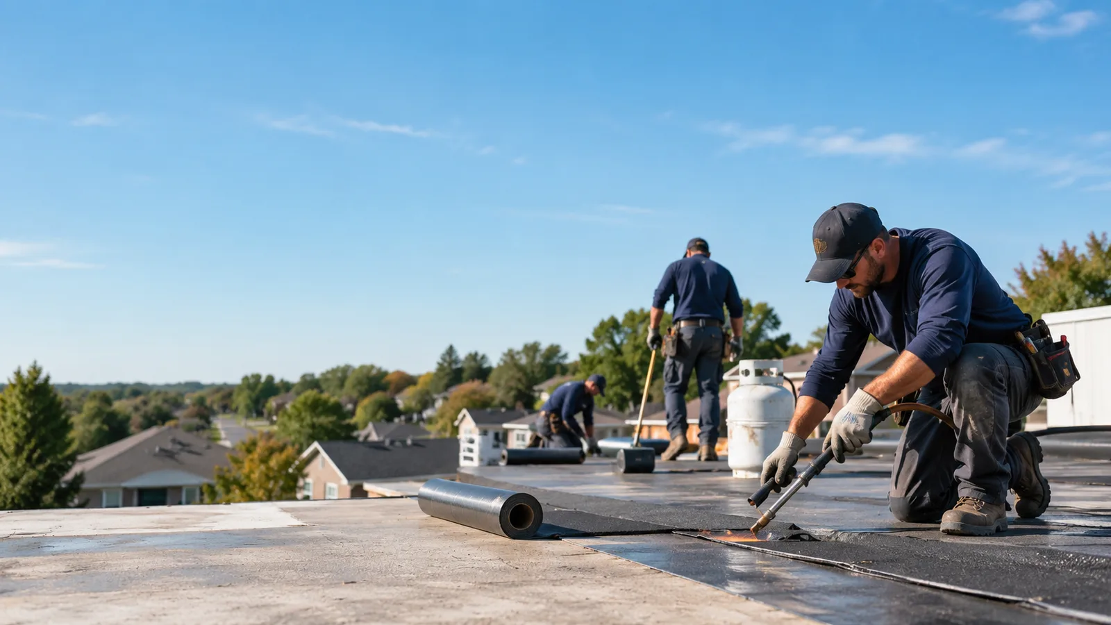 Flat Roof Leak Repair providers in Forrest, IL